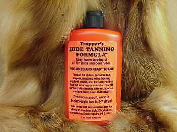 6 Bottles Hide Tanning Formula  Fur Deer Trapping  Hunting Raccoon Fox Coyote