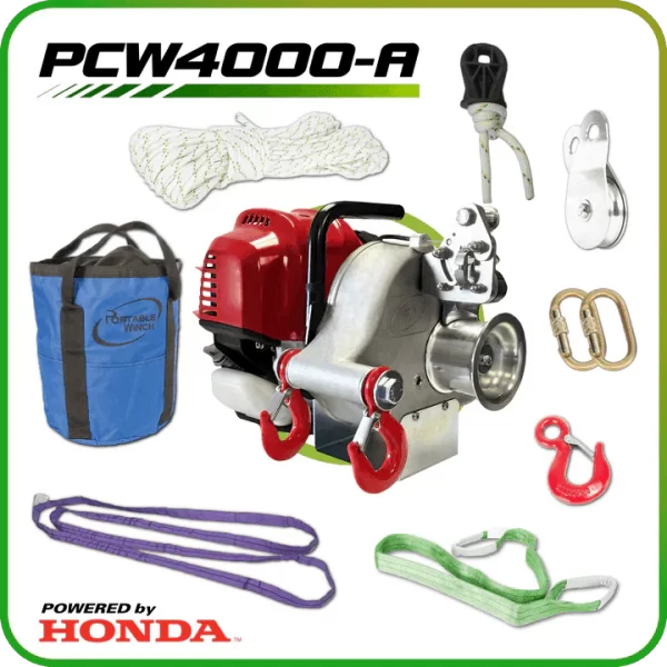 PCW 4000 Portable Winch with Kit